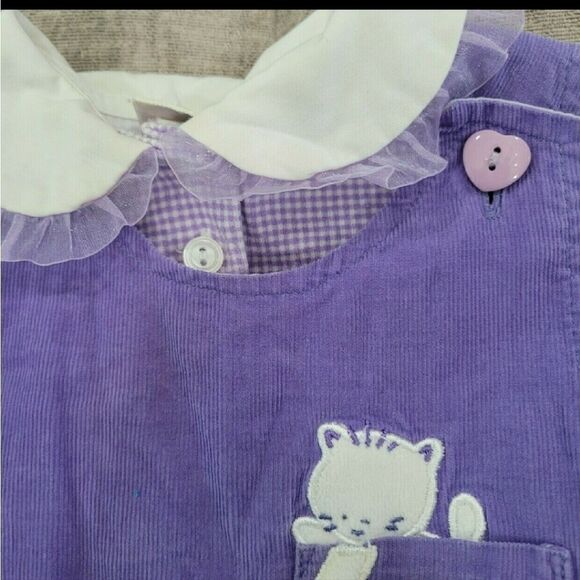 purple corduroy cat jumper - Picture 4 of 5